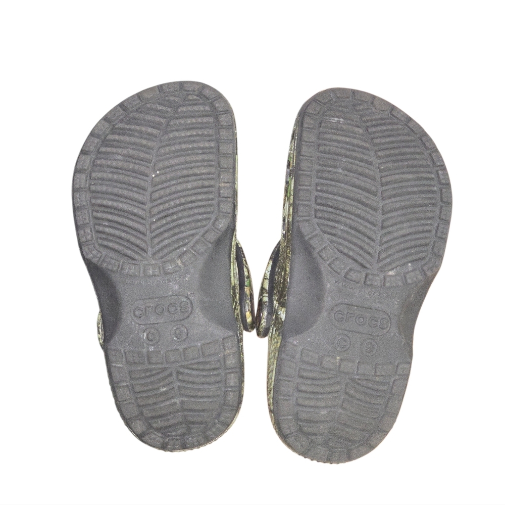 CROCS Classic Clogs Kids Reeltree Camouflage Shoes Size 9 - Picture 5 of 6